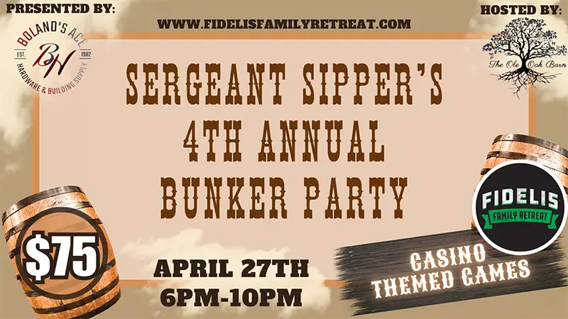 sergeant sipper bunker party